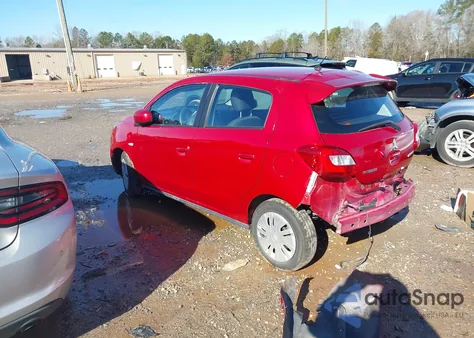 2019 Mitsubishi Mirage Es z USA, uszkodzony, nr VIN ML32A3HJ5KH005724